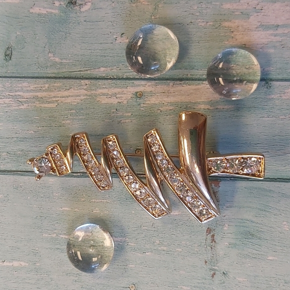 🕰 Monet Tree Brooch - Picture 1 of 3